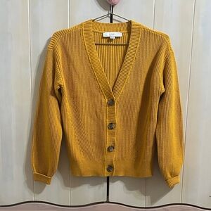 LOFT Golden Cardigan Sweater